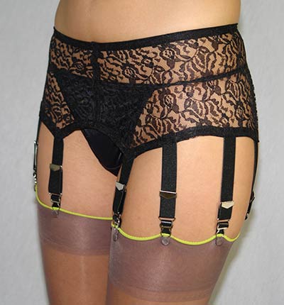 8 strap 8 Strap Lace Garter Belt